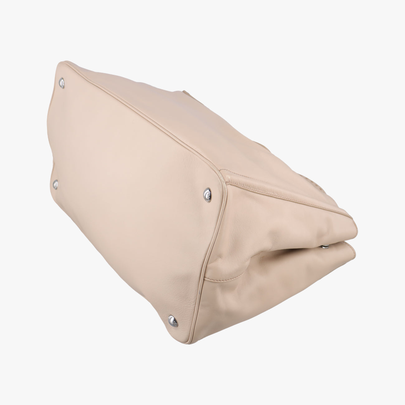 Triangle logo Beige Leather 113 12三角ロゴ ベージュ レザー 113 12