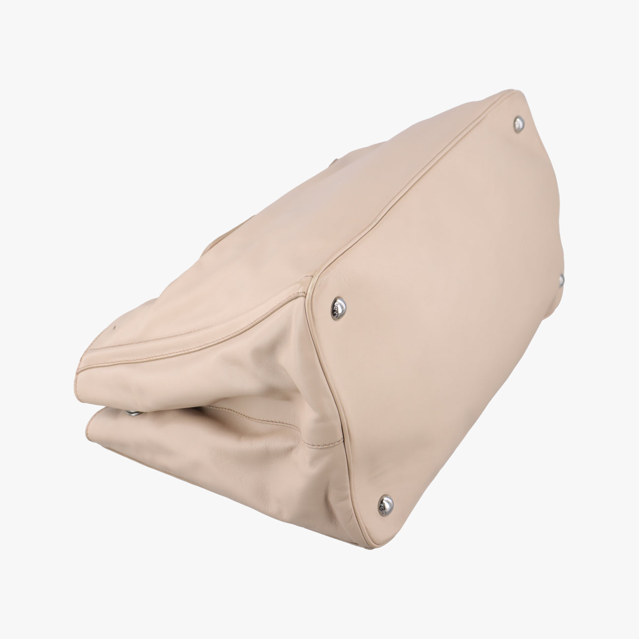 Triangle logo Beige Leather 113 12三角ロゴ ベージュ レザー 113 12