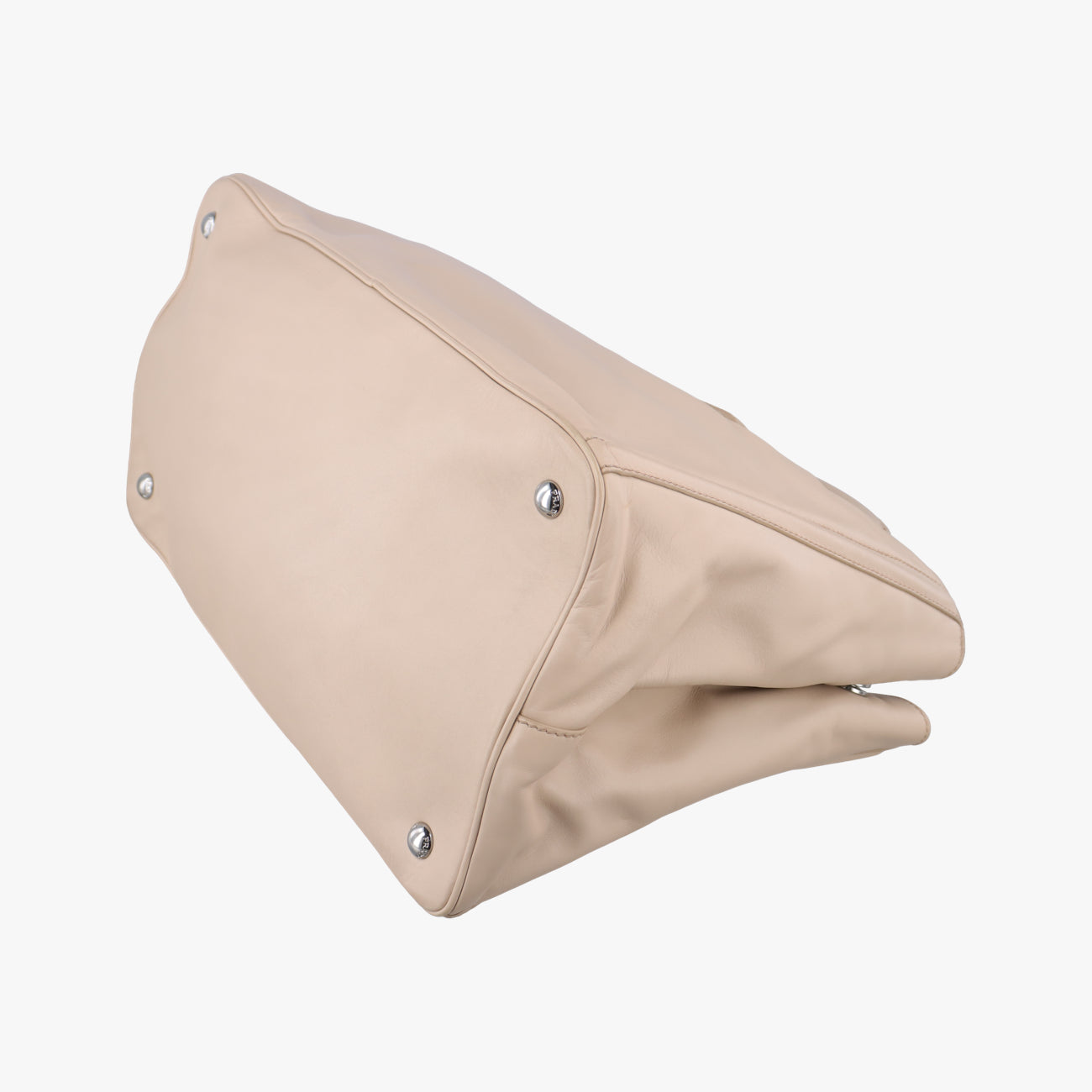 Triangle logo Beige Leather 113 12三角ロゴ ベージュ レザー 113 12