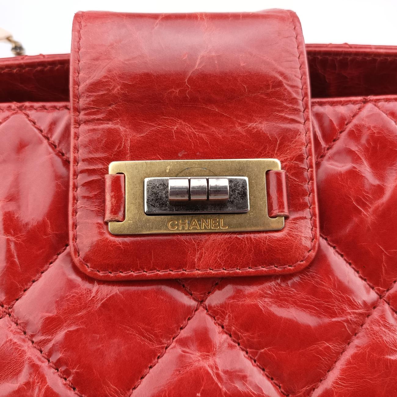 2.55 Matelasse Red Leather A66817 157215472.55 マトラッセ レッド レザー A66817 15721547