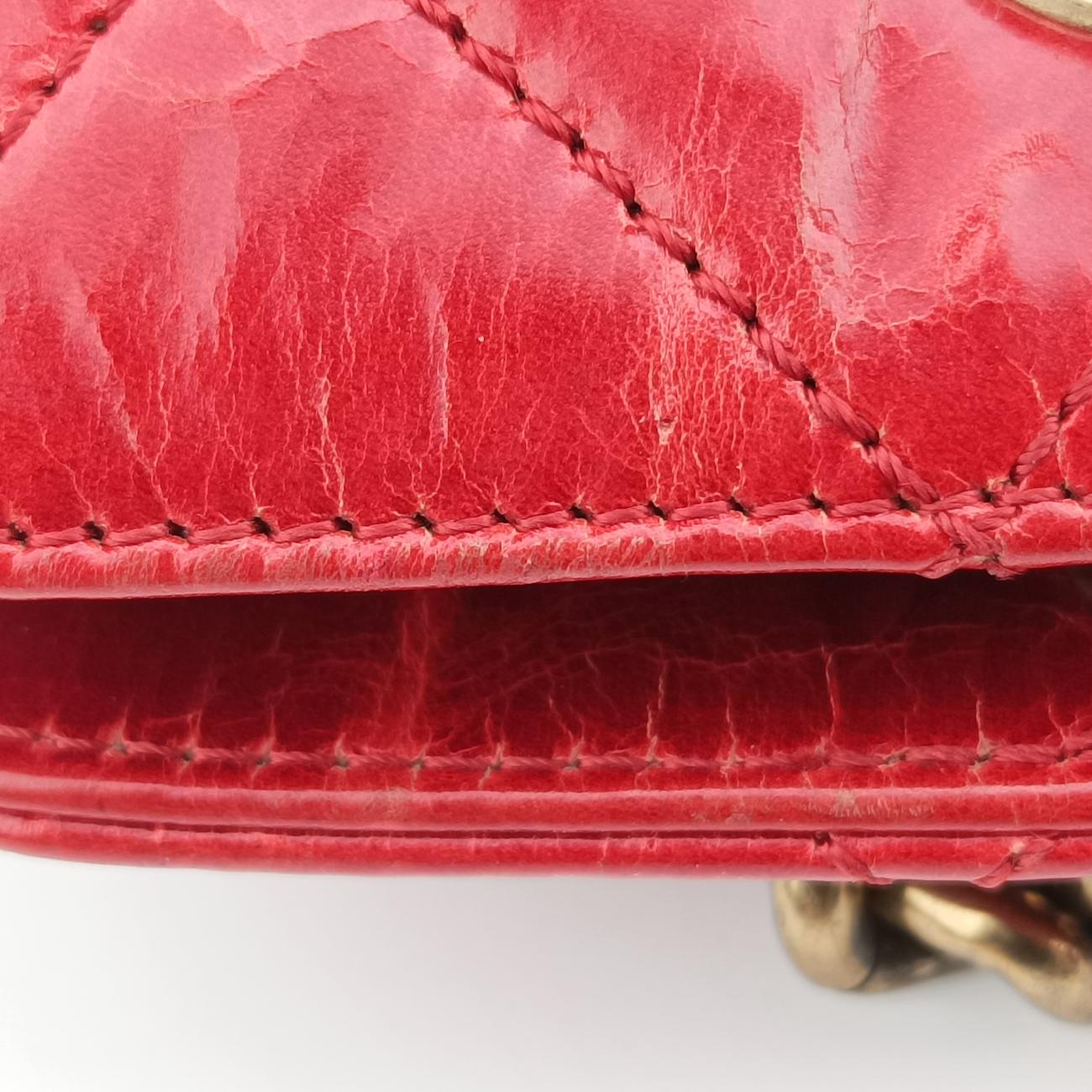 2.55 Matelasse Red Leather A66817 157215472.55 マトラッセ レッド レザー A66817 15721547