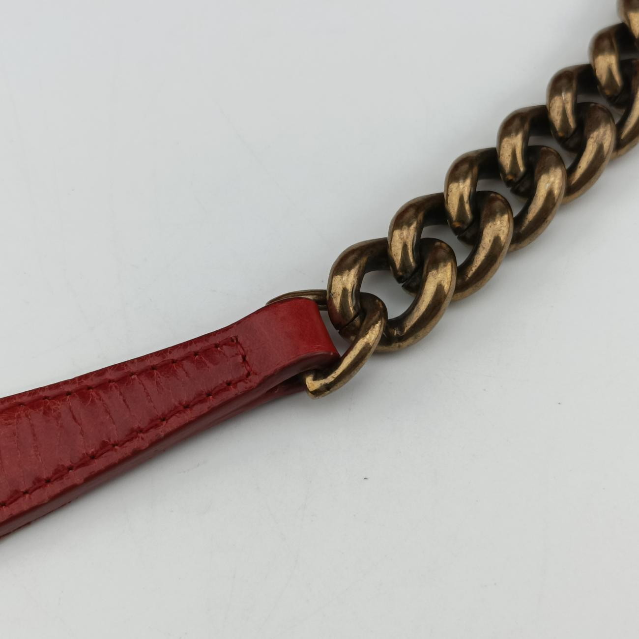 2.55 Matelasse Red Leather A66817 157215472.55 マトラッセ レッド レザー A66817 15721547