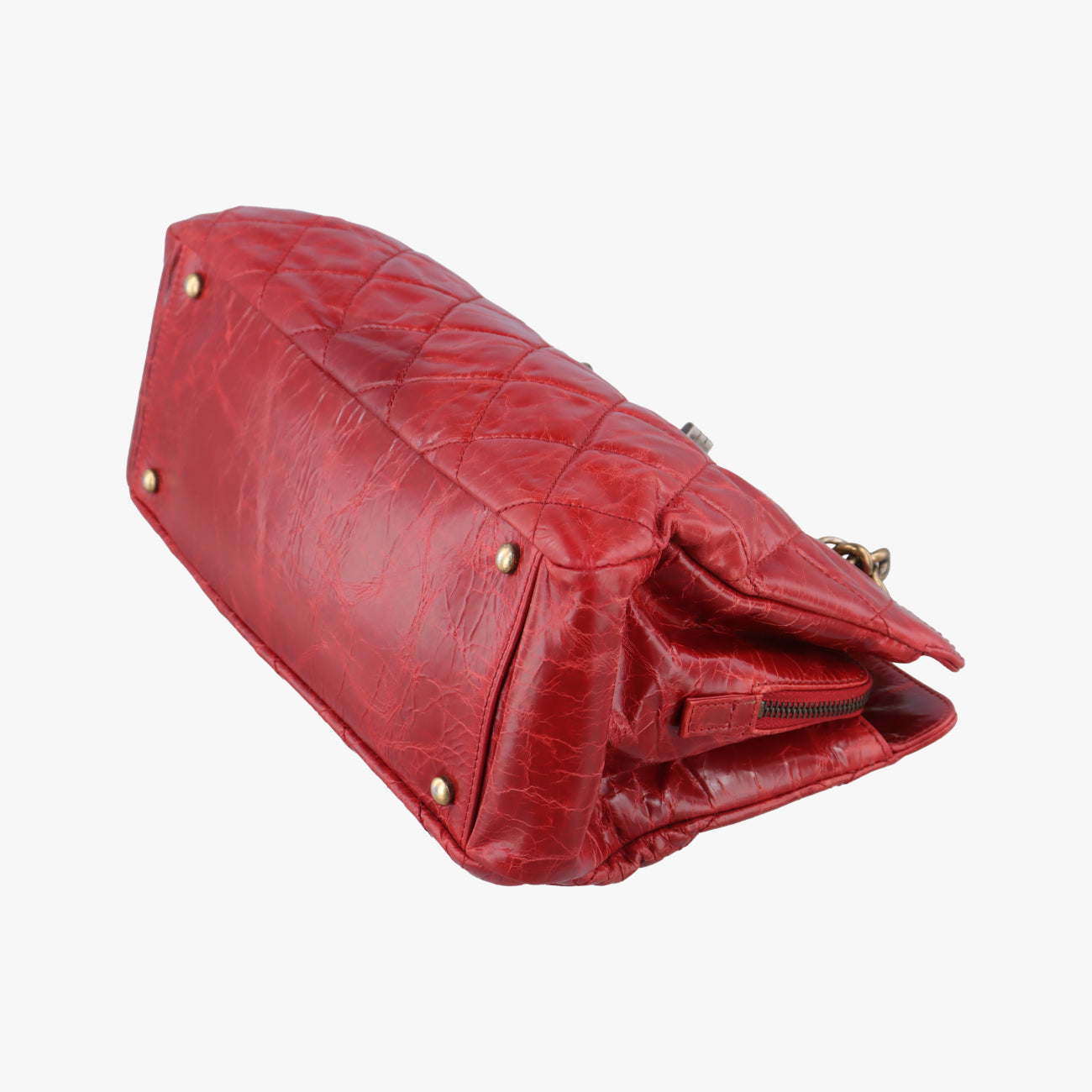 2.55 Matelasse Red Leather A66817 157215472.55 マトラッセ レッド レザー A66817 15721547