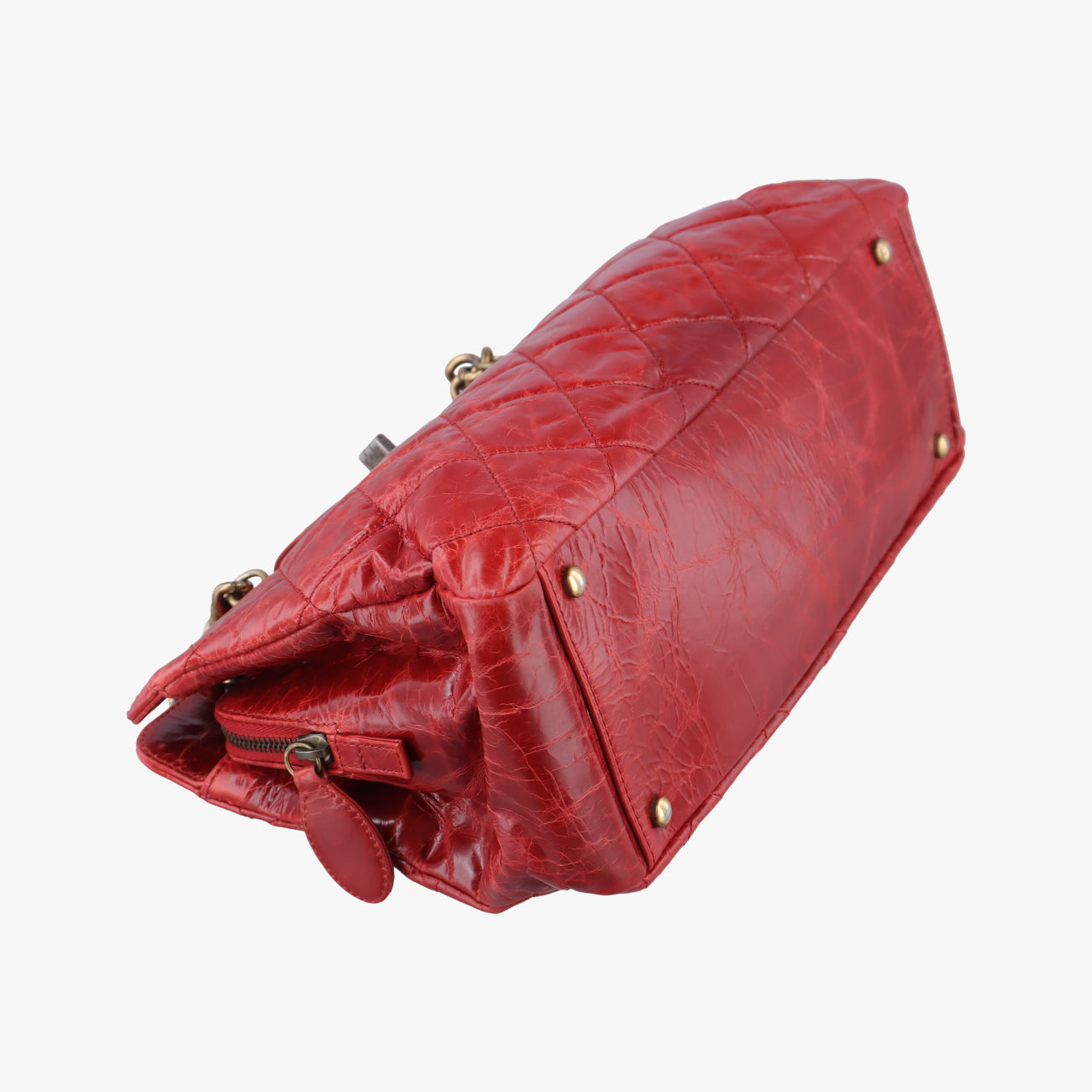 2.55 Matelasse Red Leather A66817 157215472.55 マトラッセ レッド レザー A66817 15721547