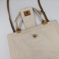 BOY CHANEL White Leather A66713 15331100ボーイシャネル ホワイト レザー A66713 15331100