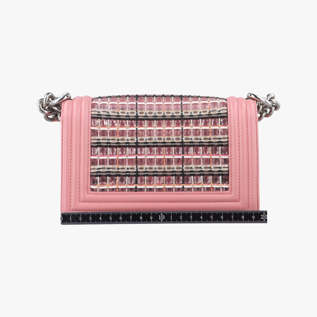 BOY CHANEL Pink×Multicolour Leather x Plastic A67085 24257697ボーイシャネル ピンク×マルチカラー レザー×プラスチック A67085 24257697