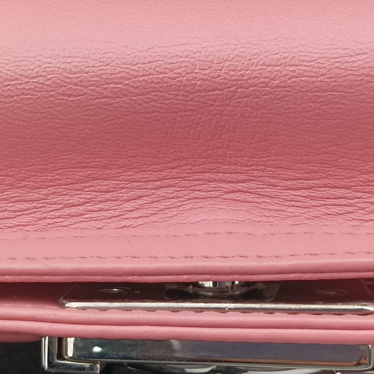 BOY CHANEL Pink×Multicolour Leather x Plastic A67085 24257697ボーイシャネル ピンク×マルチカラー レザー×プラスチック A67085 24257697