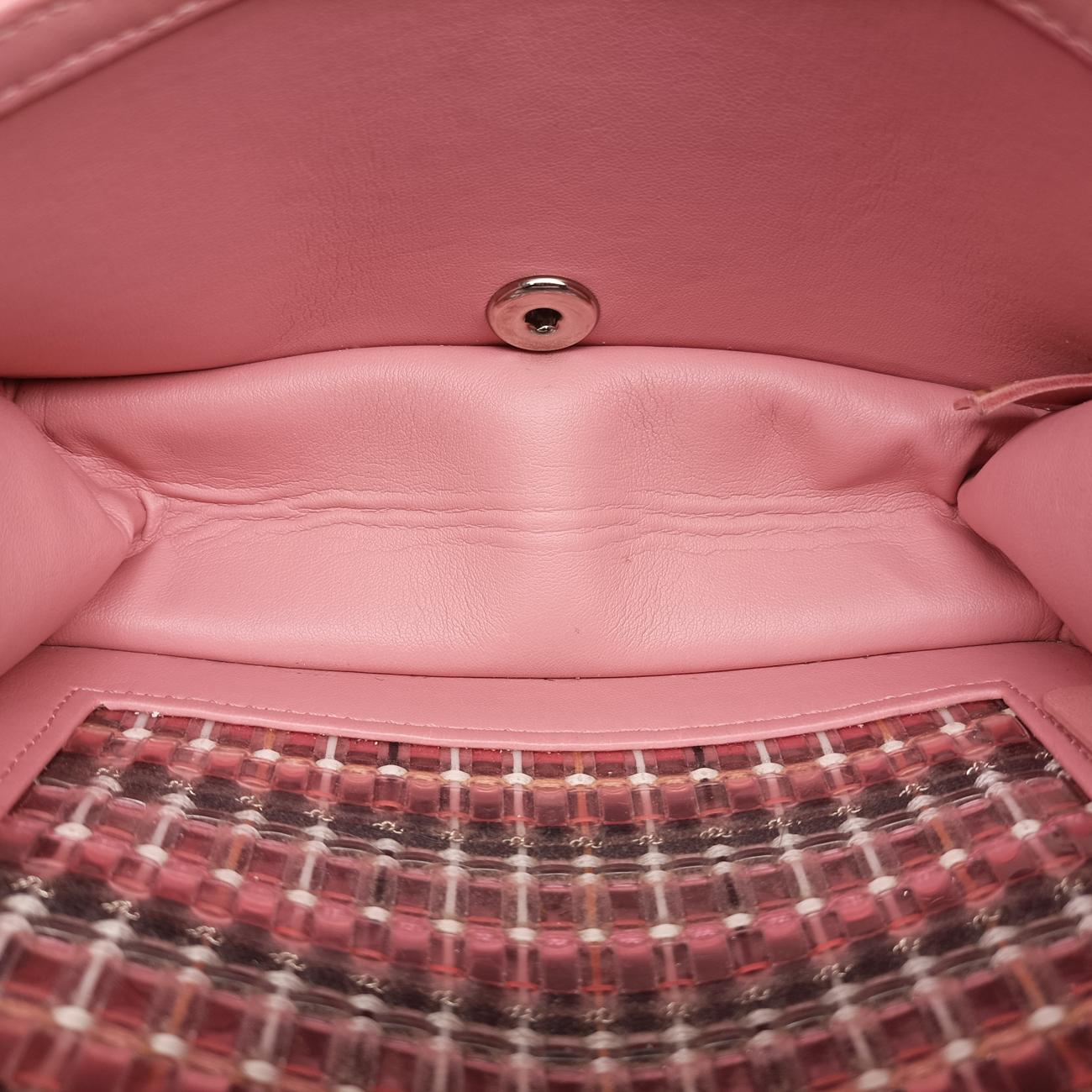 BOY CHANEL Pink×Multicolour Leather x Plastic A67085 24257697ボーイシャネル ピンク×マルチカラー レザー×プラスチック A67085 24257697