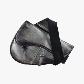 Saddle Grey×Black leather 00-BO-0222サドル グレー×ブラック レザー 00-BO-0222