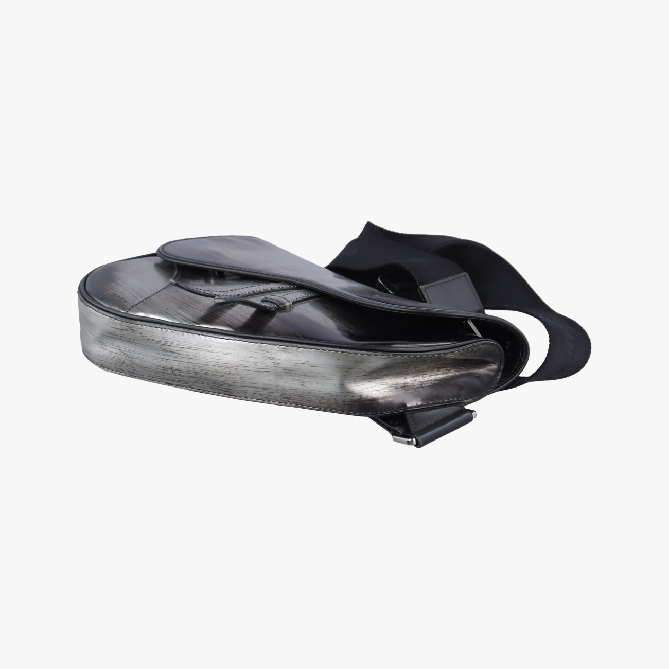 Saddle Grey×Black leather 00-BO-0222サドル グレー×ブラック レザー 00-BO-0222