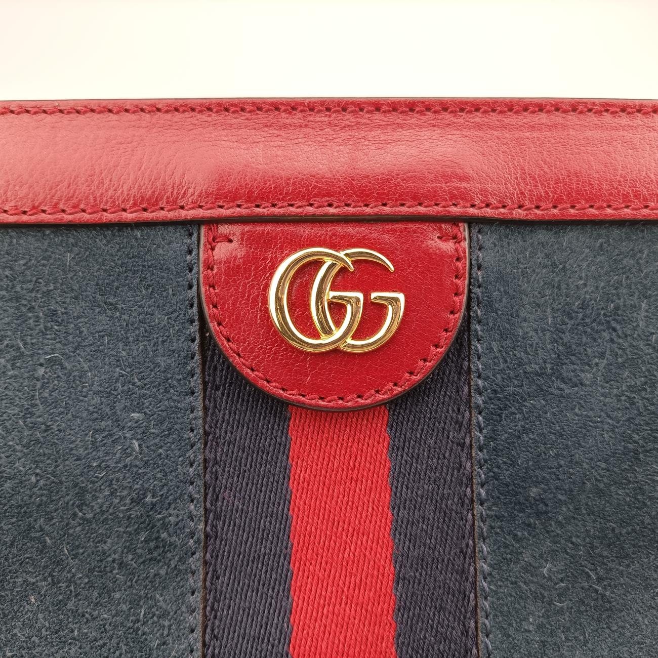 Ophidia Navy×red Suede 503877 B027409594オフィディア ネイビー×レッド スエード 503877 B027409594