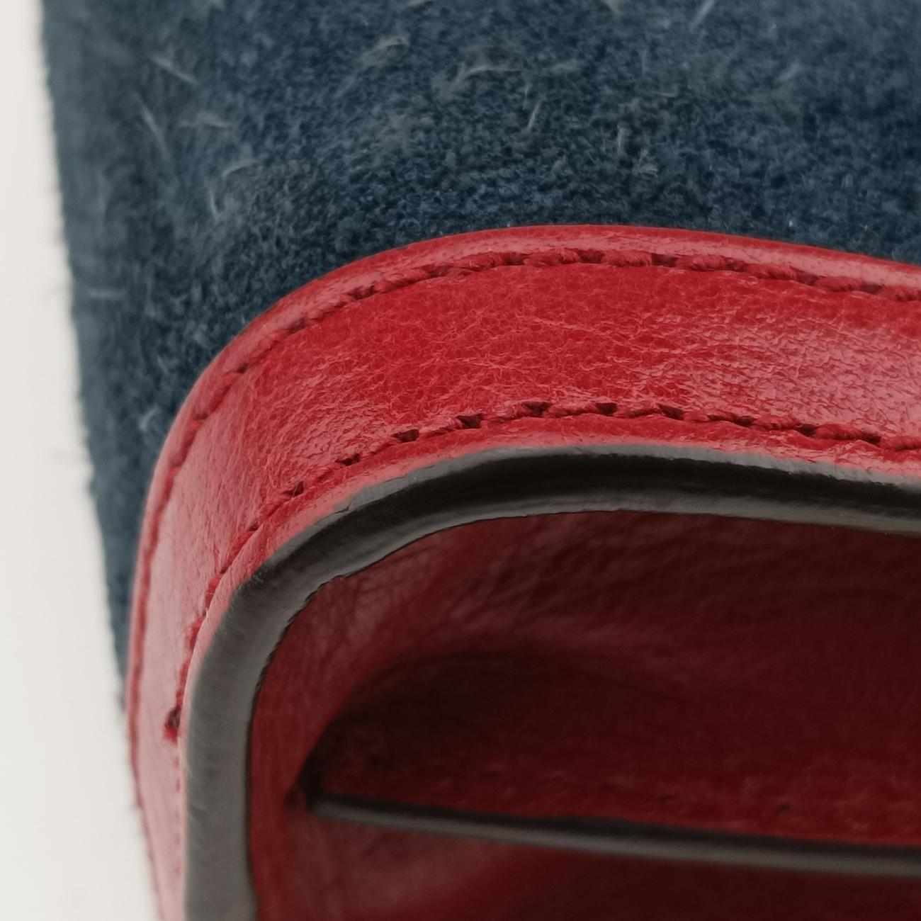 Ophidia Navy×red Suede 503877 B027409594オフィディア ネイビー×レッド スエード 503877 B027409594