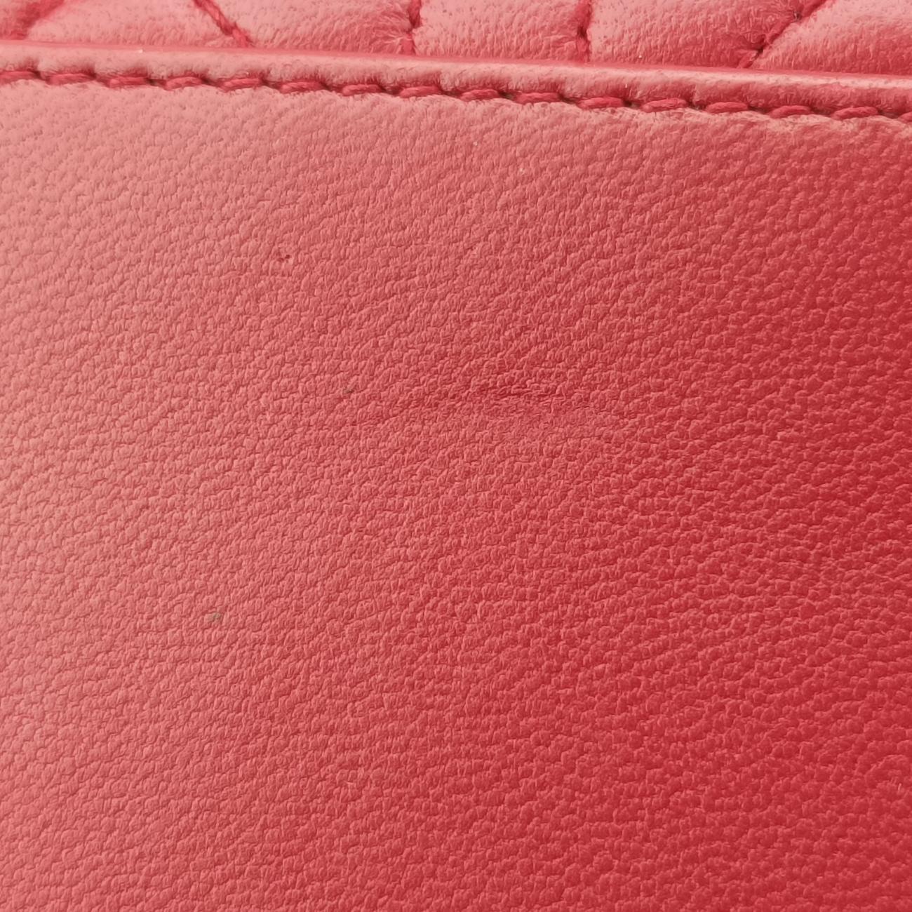 Lady Dior Red lambskin 96-MA-0059レディディオール レッド ラムスキン 96-MA-0059