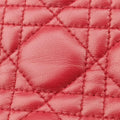 Lady Dior Red lambskin 96-MA-0059レディディオール レッド ラムスキン 96-MA-0059
