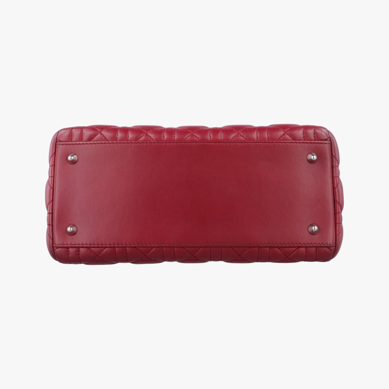 Lady Dior Red lambskin 96-MA-0059レディディオール レッド ラムスキン 96-MA-0059