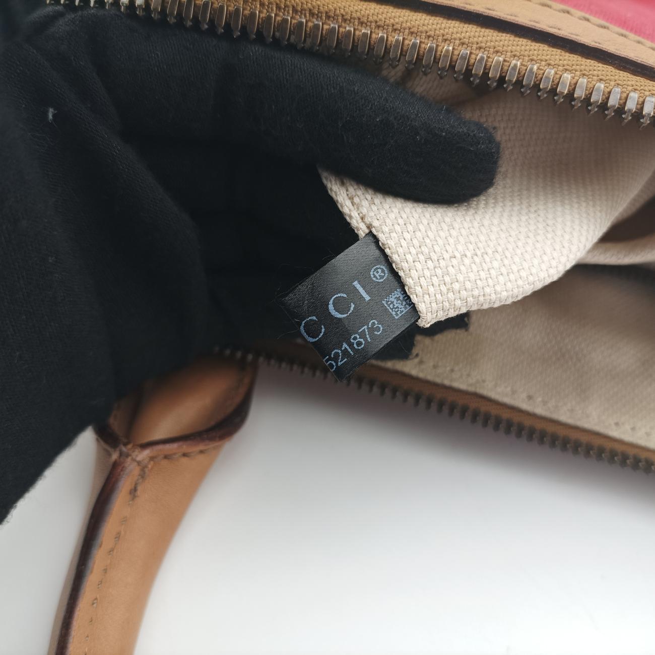 GG Supreme Beige x Red x Green PVC coated canvas 312050 A013521873GGスプリーム ベージュ×レッド×グリーン PVCコーティングキャンバス 312050 A013521873