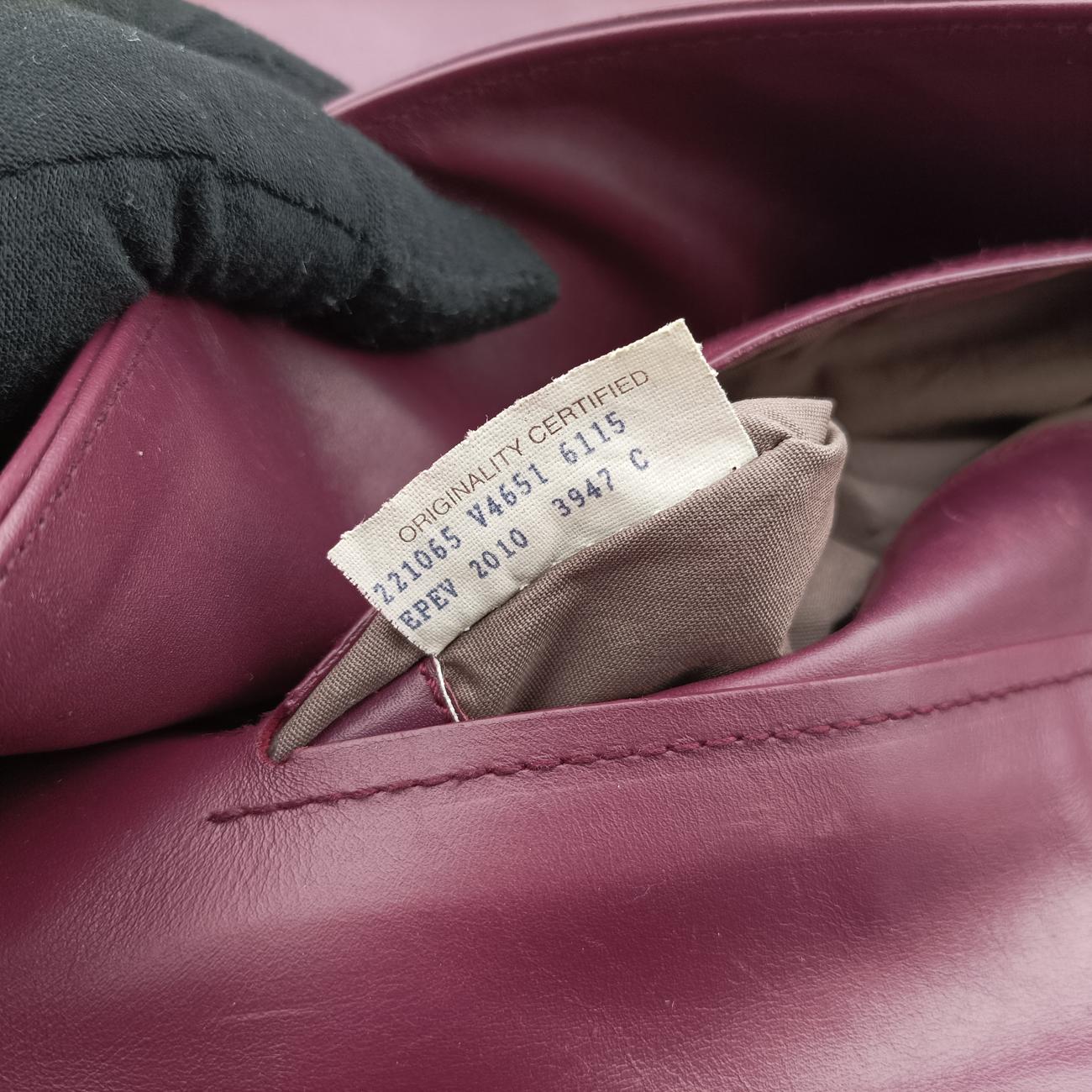 Intrecciato Purple lambskin 221065 V4651 6115 EPEV 2010 3947 Cイントレチャート パープル ラムスキン 221065 V4651 6115 EPEV 2010 3947 C