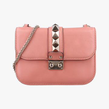 Rockstud Glam Lock Pink Leather Lot number unknownロックスタッズ グラムロック スモール ピンク レザー 製番不明