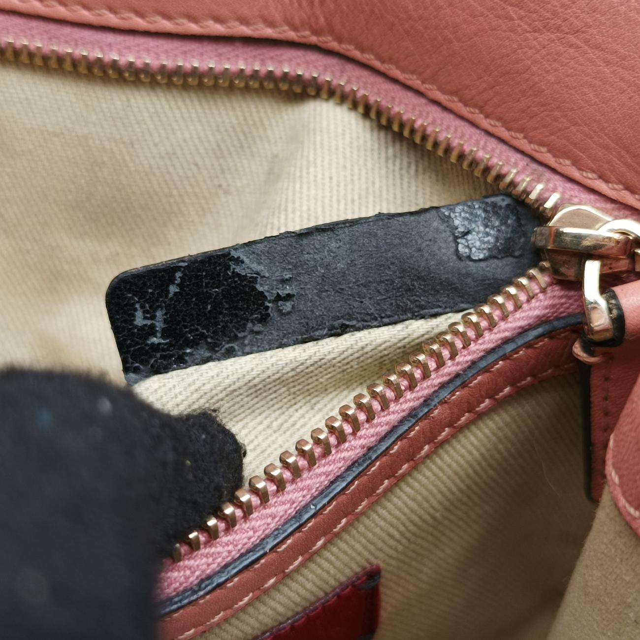 Rockstud Glam Lock Pink Leather Lot number unknownロックスタッズ グラムロック スモール ピンク レザー 製番不明