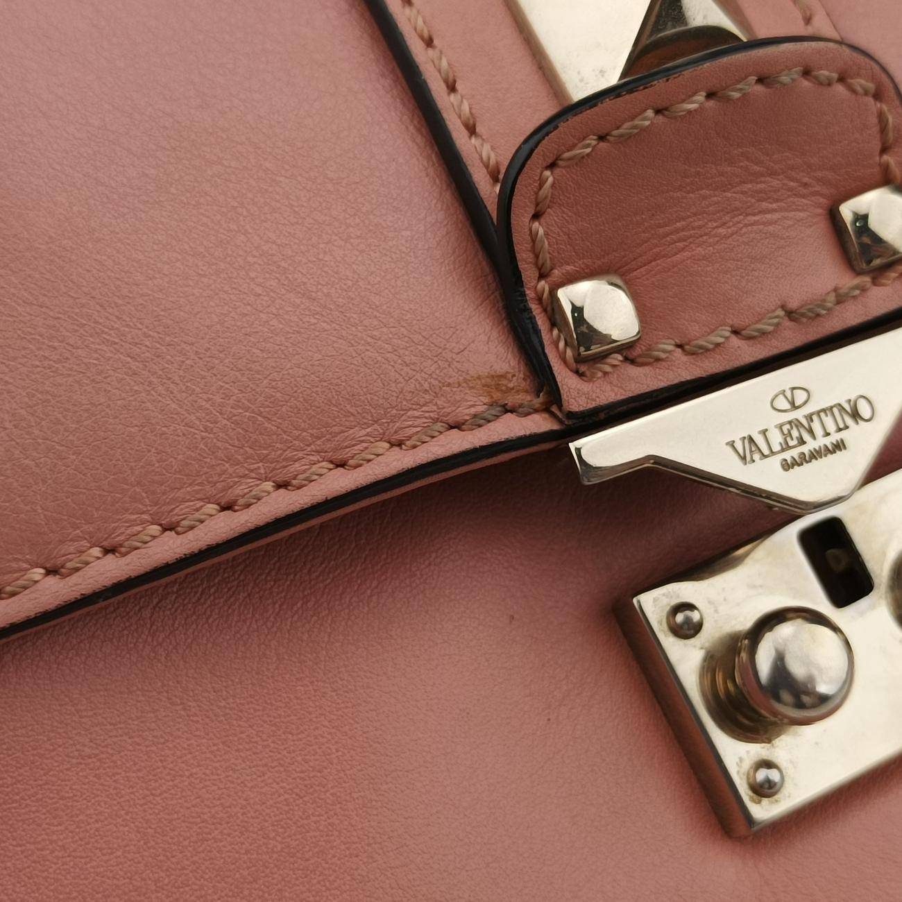 Rockstud Glam Lock Pink Leather Lot number unknownロックスタッズ グラムロック スモール ピンク レザー 製番不明