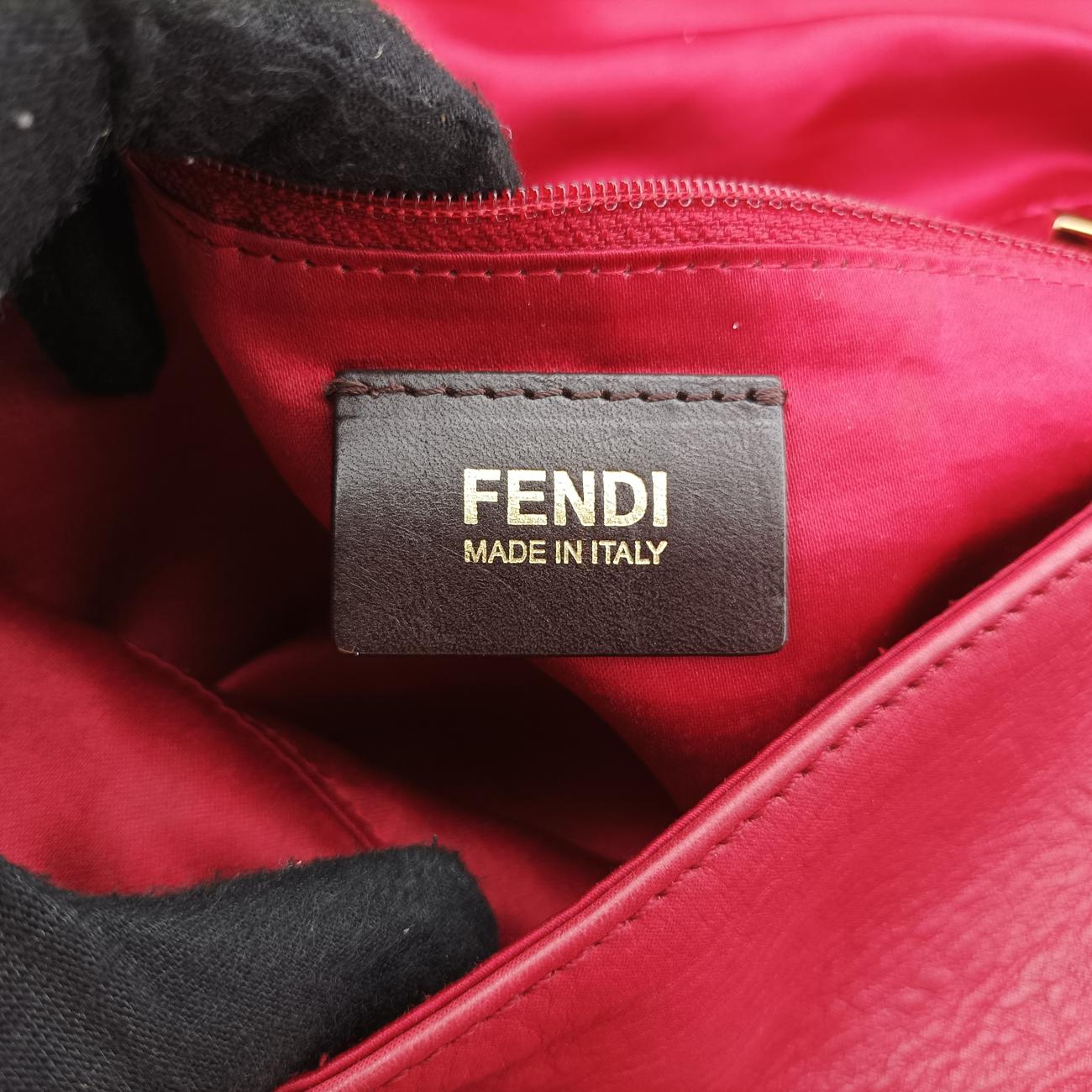 Big Mamma Forever Flap Red Leather 8BR638 8BR638-FB7 119-2384ビッグマンマバケット レッド レザー 8BR638 8BR638-FB7 119-2384