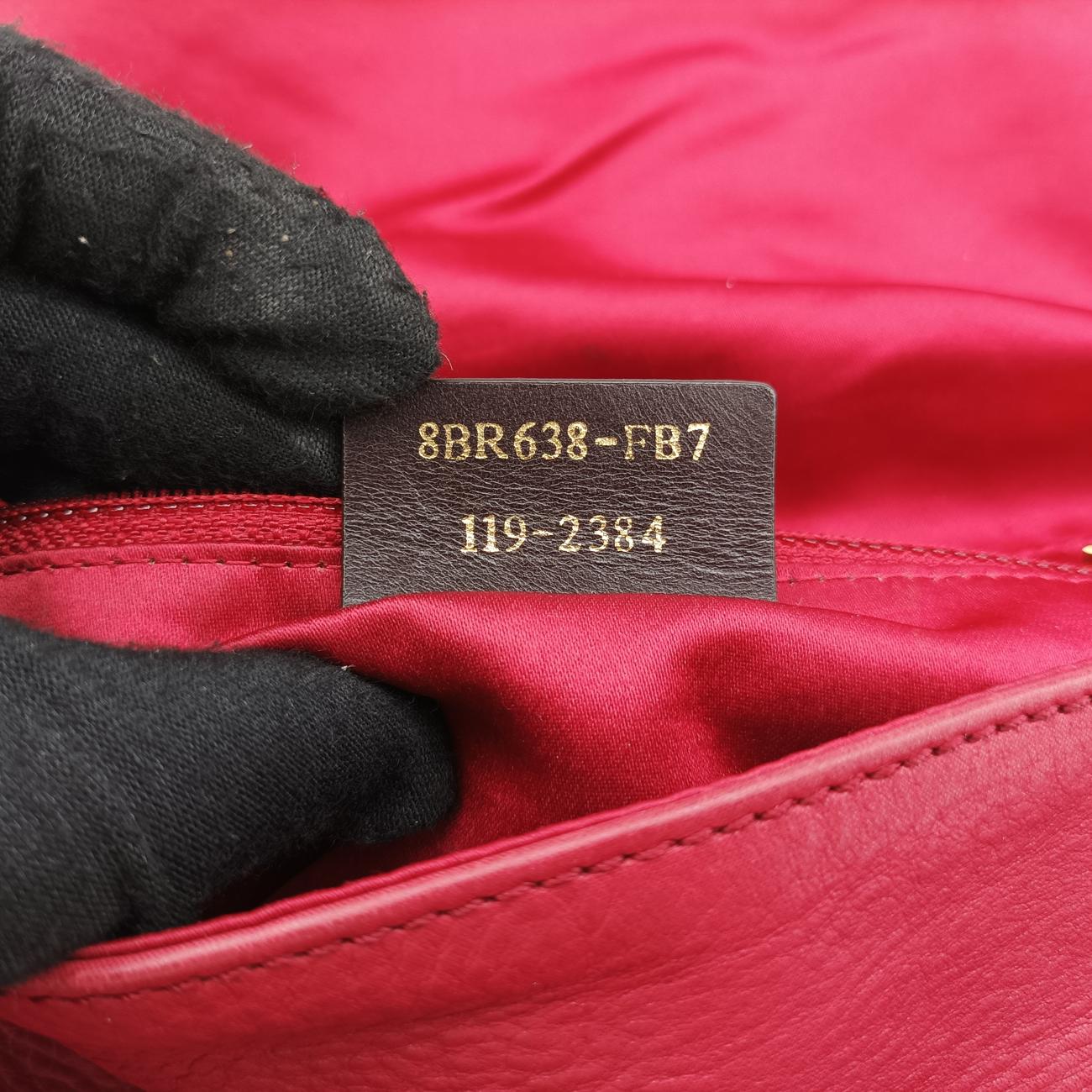 Big Mamma Forever Flap Red Leather 8BR638 8BR638-FB7 119-2384ビッグマンマバケット レッド レザー 8BR638 8BR638-FB7 119-2384