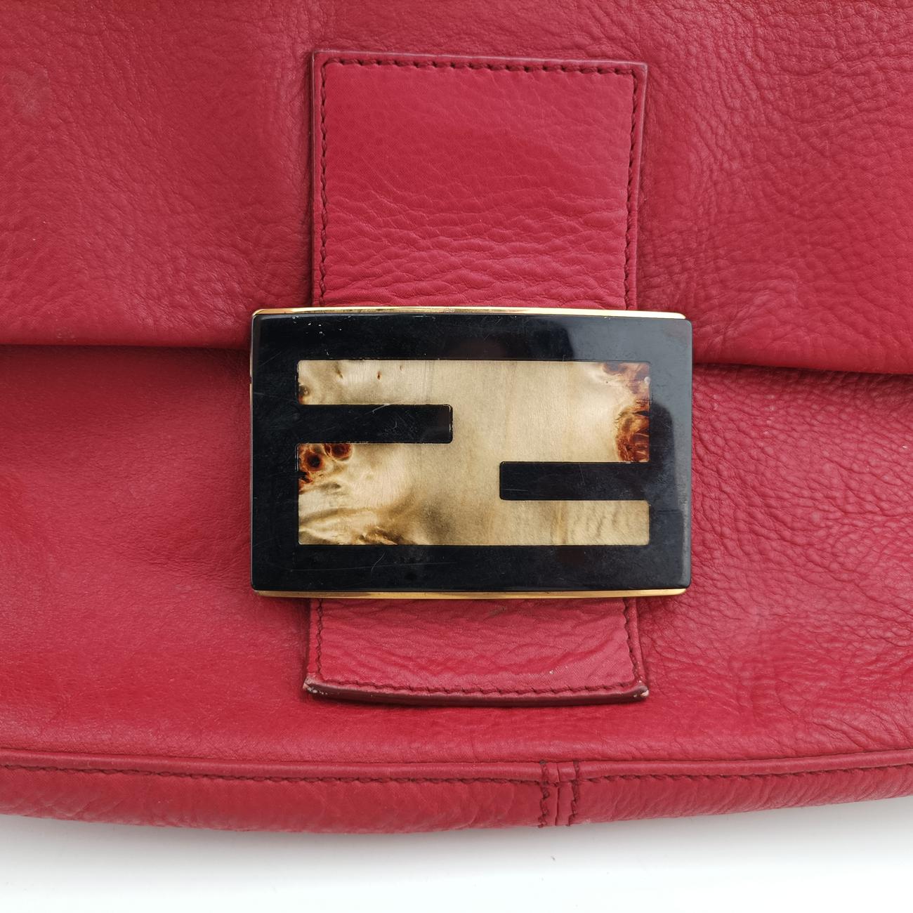 Big Mamma Forever Flap Red Leather 8BR638 8BR638-FB7 119-2384ビッグマンマバケット レッド レザー 8BR638 8BR638-FB7 119-2384