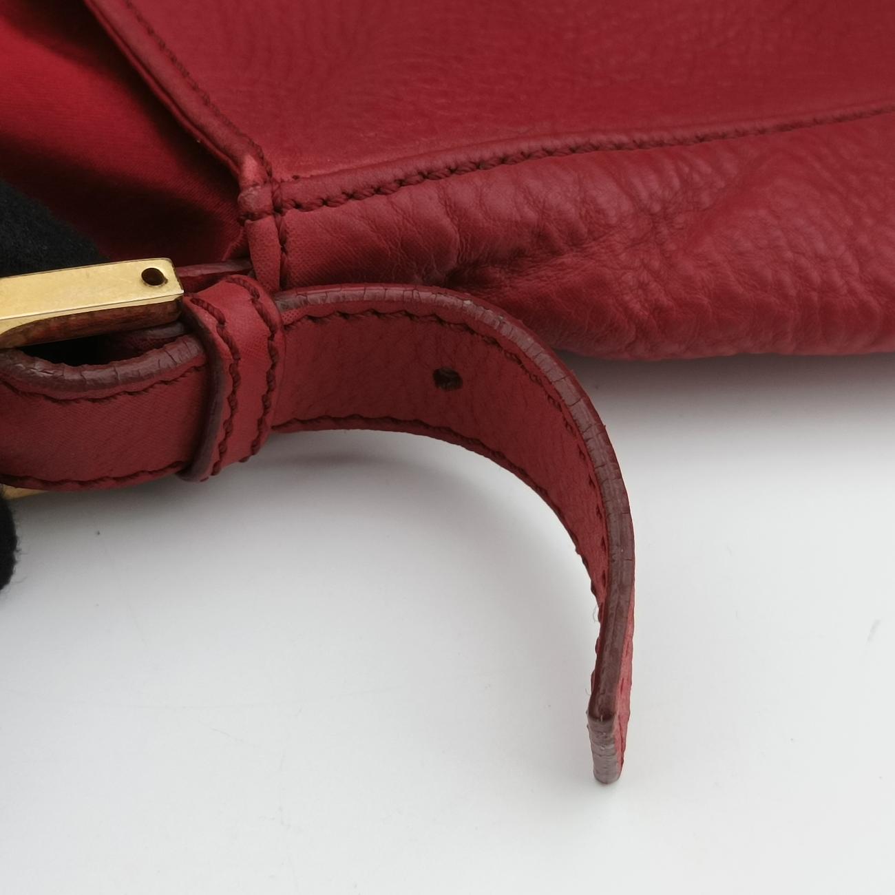 Big Mamma Forever Flap Red Leather 8BR638 8BR638-FB7 119-2384ビッグマンマバケット レッド レザー 8BR638 8BR638-FB7 119-2384