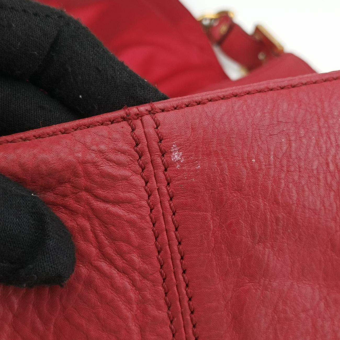 Big Mamma Forever Flap Red Leather 8BR638 8BR638-FB7 119-2384ビッグマンマバケット レッド レザー 8BR638 8BR638-FB7 119-2384