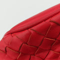 Intrecciato Drawstring Bucket Red lambskin B05592107Gイントレチャート ドローストリング バケット レッド ラムスキン B05592107G