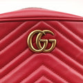 GG Marmont Red Leather 448065 E026050471GGマーモント レッド レザー 448065 E026050471