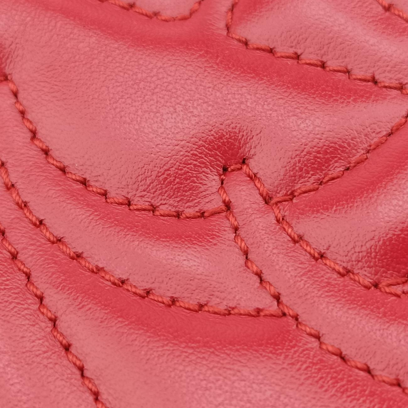 GG Marmont Red Leather 448065 E026050471GGマーモント レッド レザー 448065 E026050471