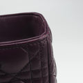 Lady Dior Purple lambskin 01-MA-0130レディディオール パープル ラムスキン 01-MA-0130