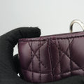Lady Dior Purple lambskin 01-MA-0130レディディオール パープル ラムスキン 01-MA-0130