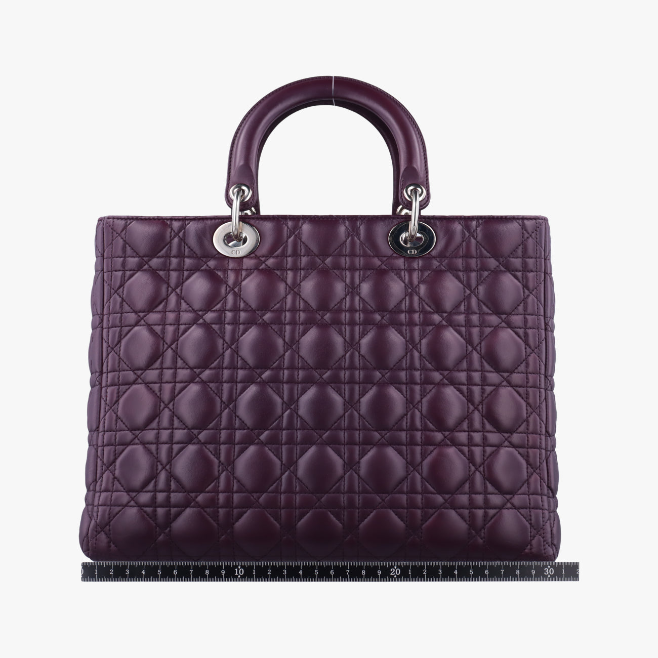 Lady Dior Purple lambskin 01-MA-0130レディディオール パープル ラムスキン 01-MA-0130