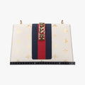 Sylvie Ivory x Navy x Red Leather 524405 A029046958シルヴィ アイボリー×ネイビー×レッド レザー 524405 A029046958
