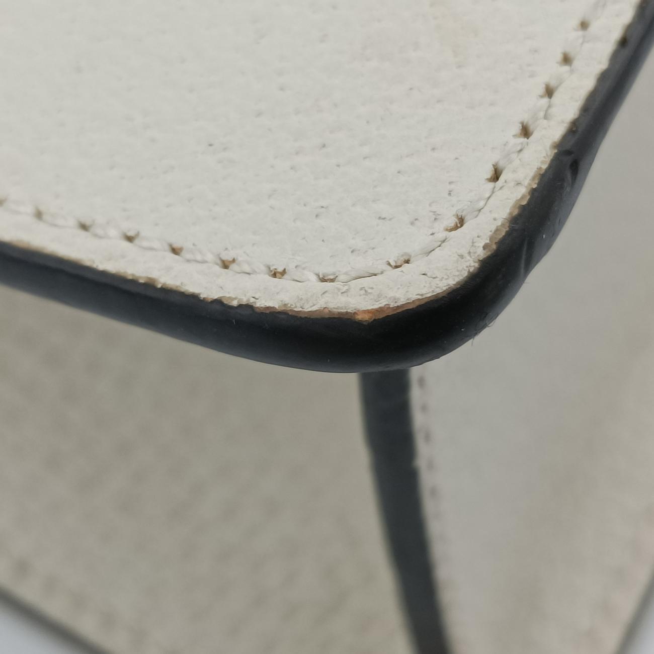 Sylvie Ivory x Navy x Red Leather 524405 A029046958シルヴィ アイボリー×ネイビー×レッド レザー 524405 A029046958