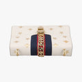 Sylvie Ivory x Navy x Red Leather 524405 A029046958シルヴィ アイボリー×ネイビー×レッド レザー 524405 A029046958