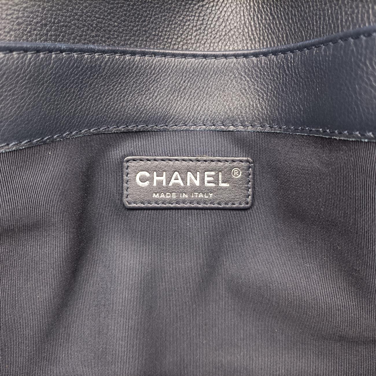 BOY CHANEL Navy Leather A67948 18785020ボーイシャネル ネイビー レザー A67948 18785020