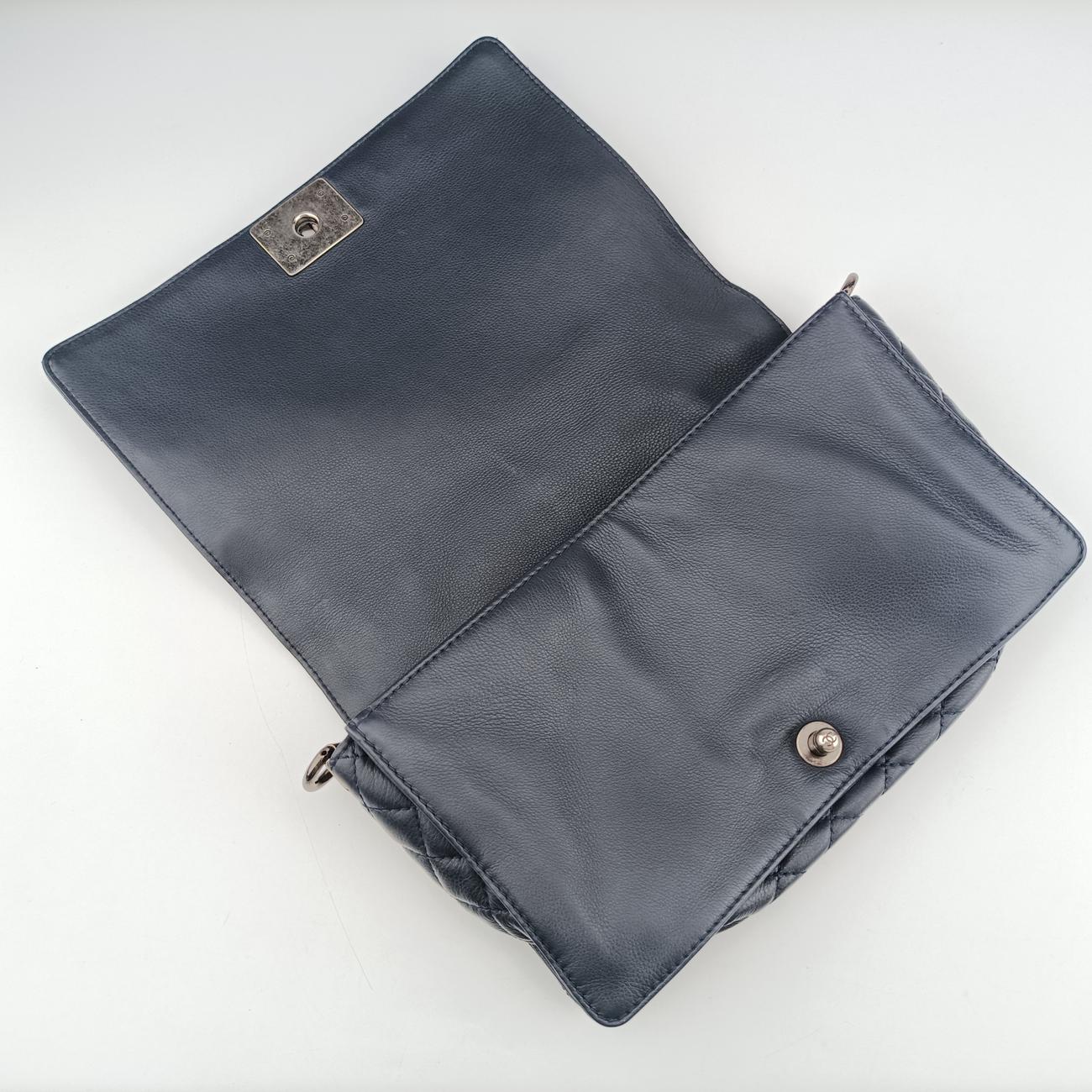 BOY CHANEL Navy Leather A67948 18785020ボーイシャネル ネイビー レザー A67948 18785020