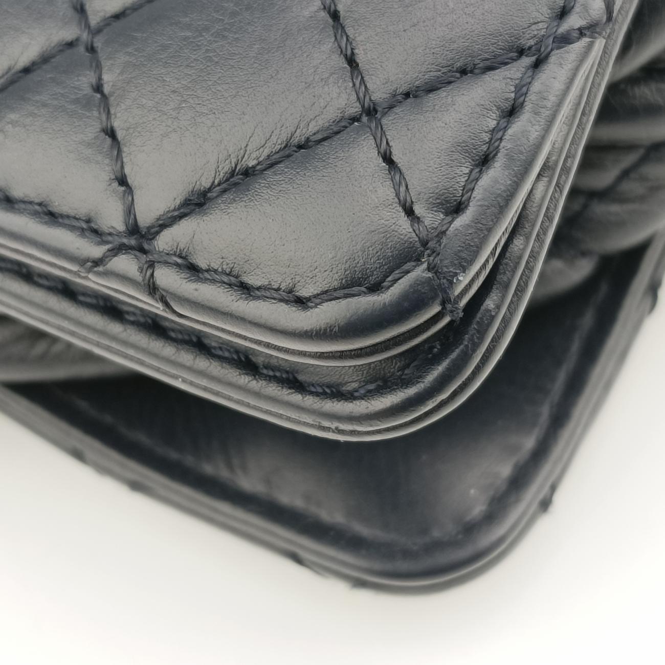 BOY CHANEL Navy Leather A67948 18785020ボーイシャネル ネイビー レザー A67948 18785020