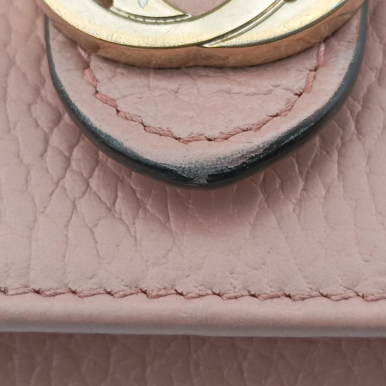 Interlocking G Pink Leather 510314 インターロッキングG ピンク レザー 510314 