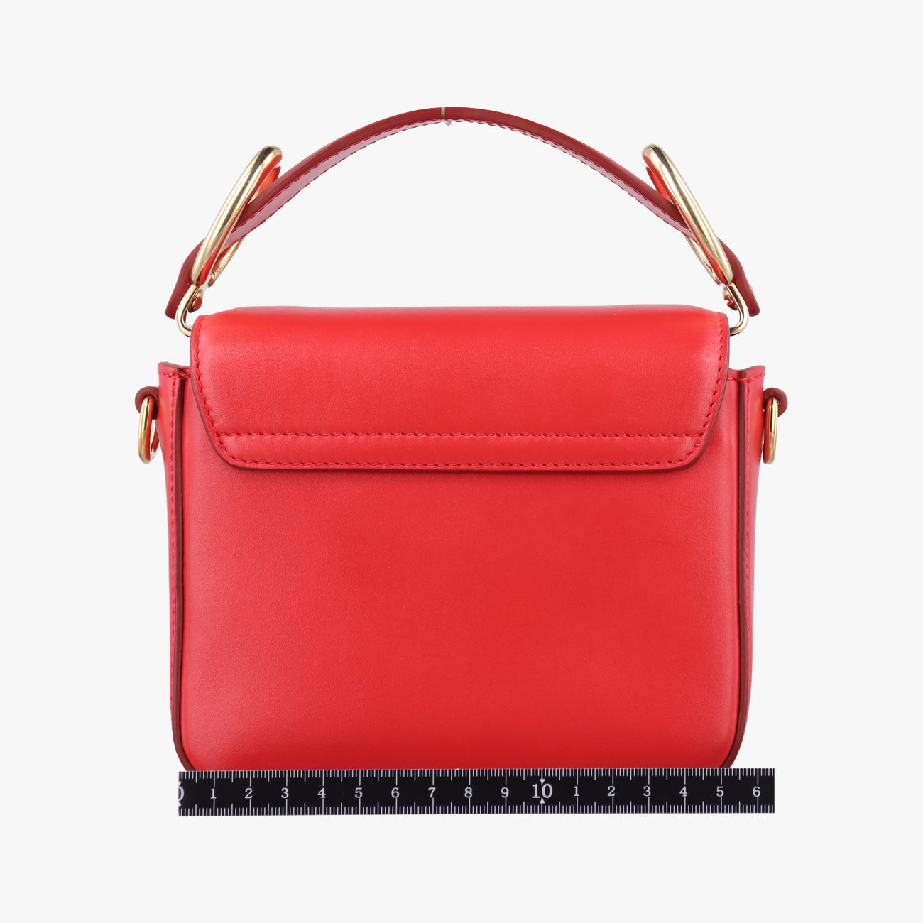 Chloe C Red Leather × Suede 01 20 75 65クロエC レッド レザー × スエード 01 20 75 65