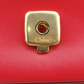 Chloe C Red Leather × Suede 01 20 75 65クロエC レッド レザー × スエード 01 20 75 65
