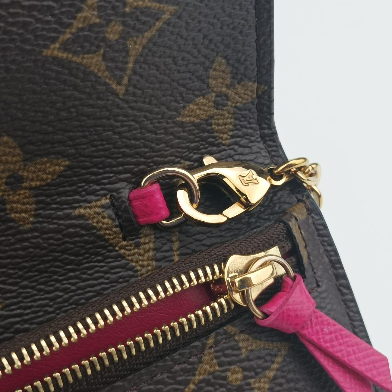 Pochette Weekend brown×multicolor Monogram Canvas M63857 UB4148ポシェット ウィケンド モノグラム/ブラウン系×マルチカラー モノグラムキャンバス M63857 UB4148