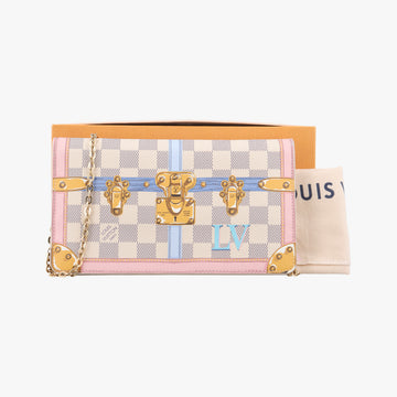 Summer Trunks Pochette Weekend Azur×multicolor Damier Canvas N60108 UB1108サマートランク ポシェット ウィークエンド アズール×マルチカラー ダミエキャンバ N60108 UB1108