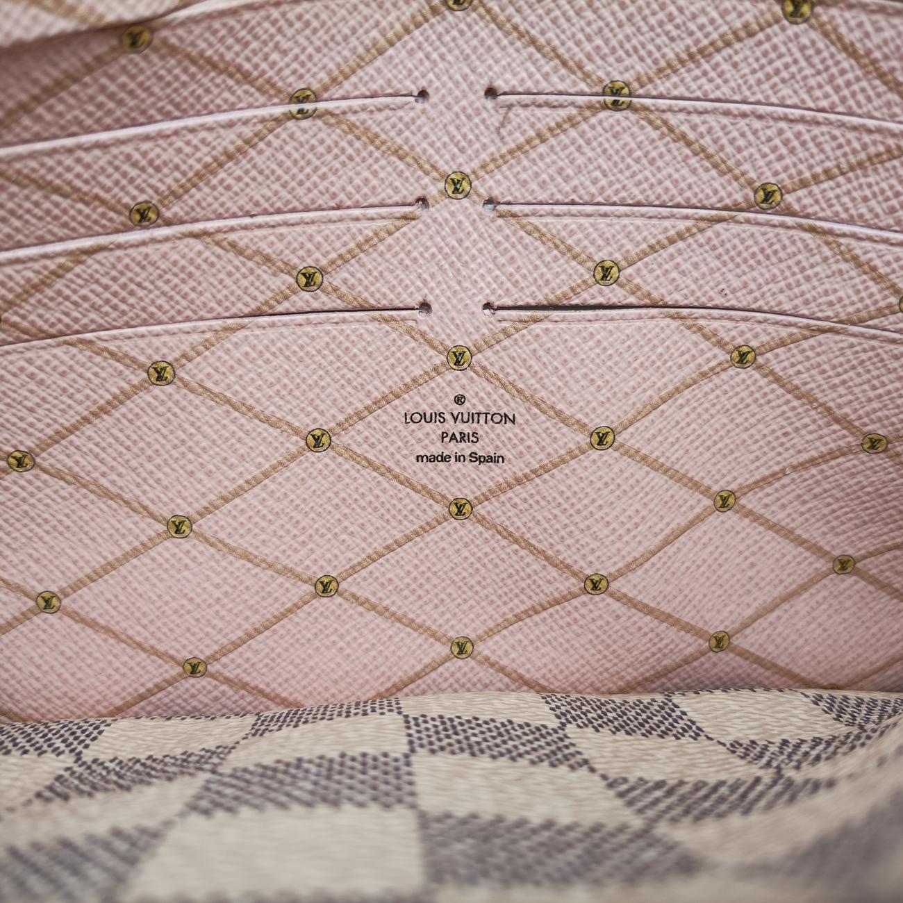 Summer Trunks Pochette Weekend Azur×multicolor Damier Canvas N60108 UB1108サマートランク ポシェット ウィークエンド アズール×マルチカラー ダミエキャンバ N60108 UB1108