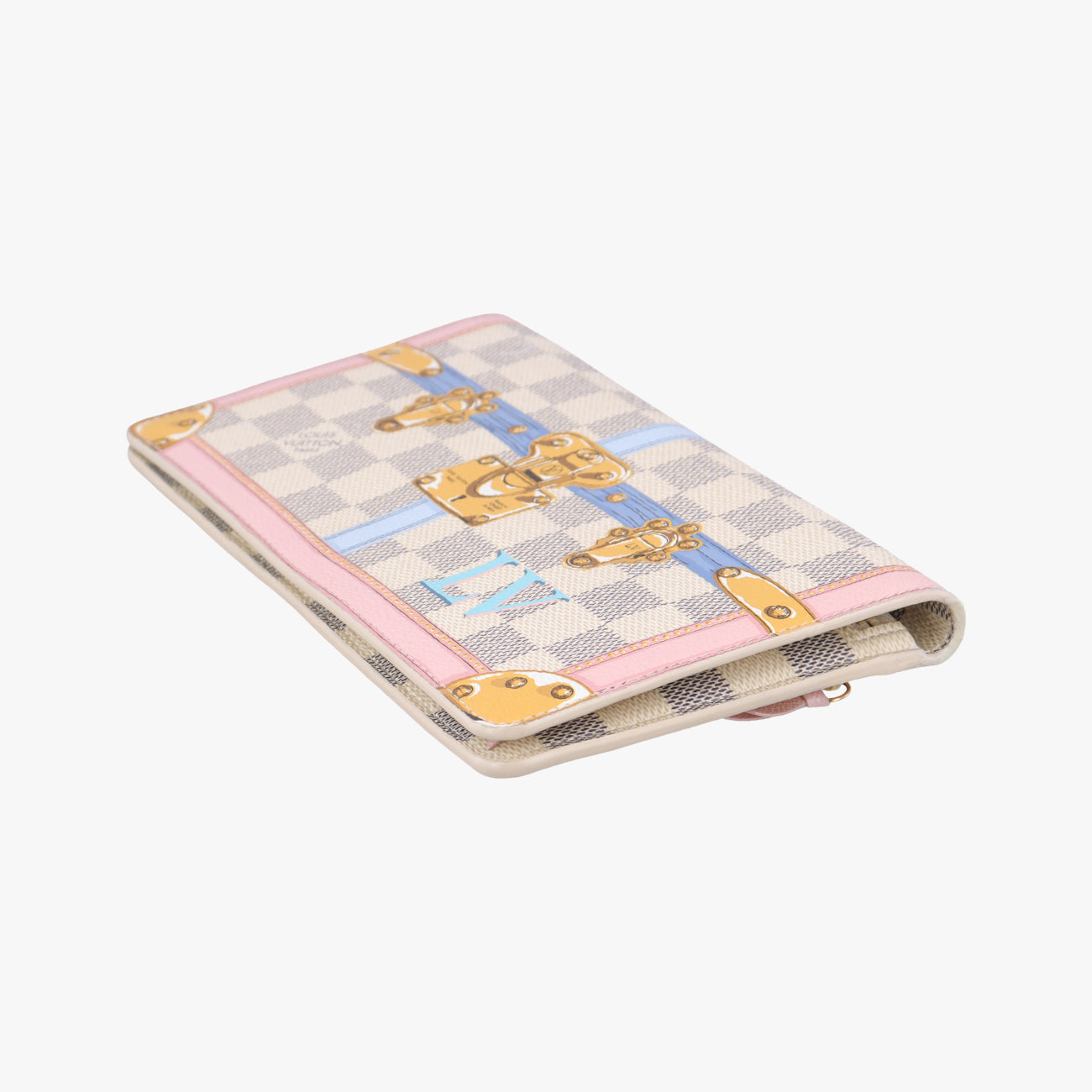 Summer Trunks Pochette Weekend Azur×multicolor Damier Canvas N60108 UB1108サマートランク ポシェット ウィークエンド アズール×マルチカラー ダミエキャンバ N60108 UB1108