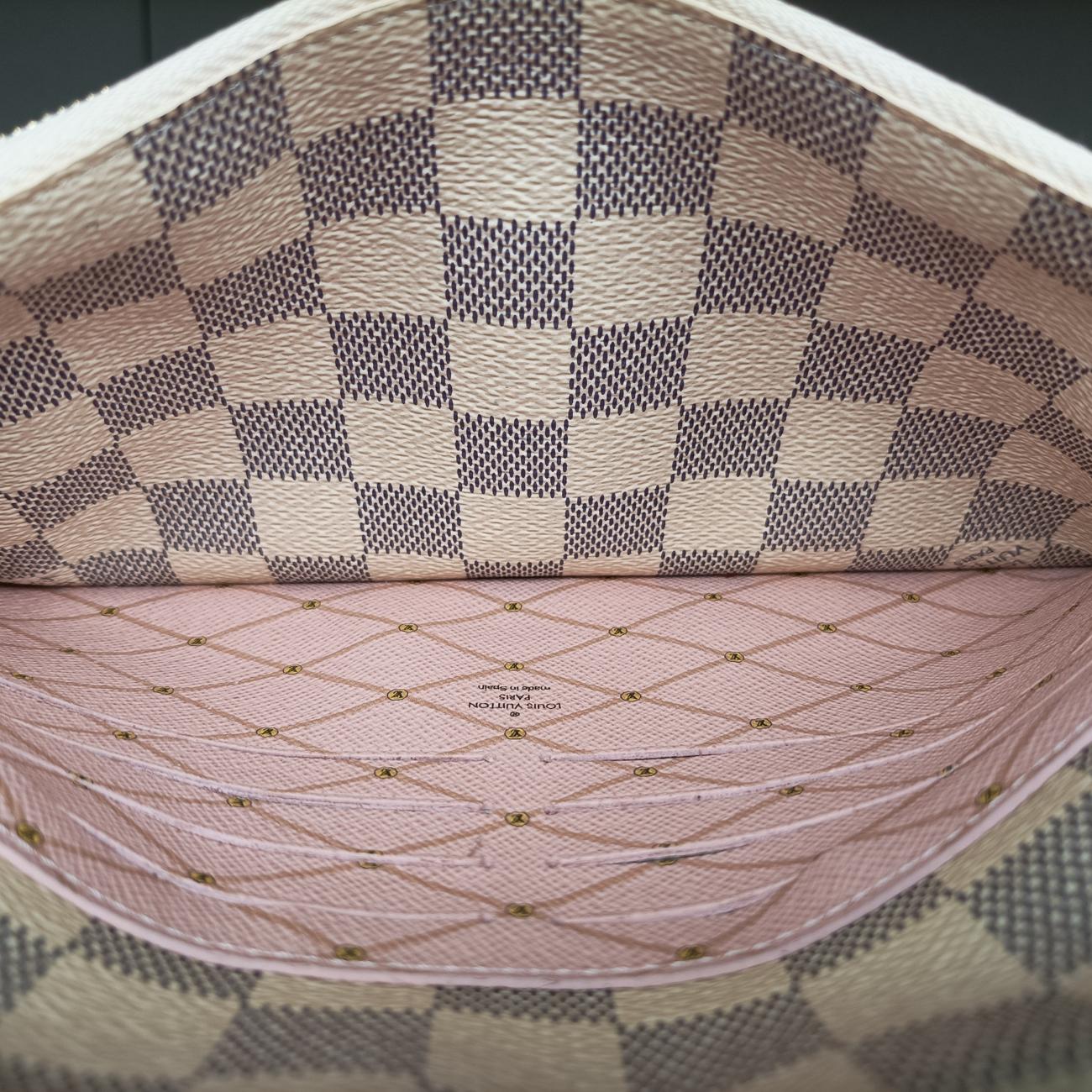 Summer Trunks Pochette Weekend Azur×multicolor Damier Canvas N60108 UB1108サマートランク ポシェット ウィークエンド アズール×マルチカラー ダミエキャンバ N60108 UB1108