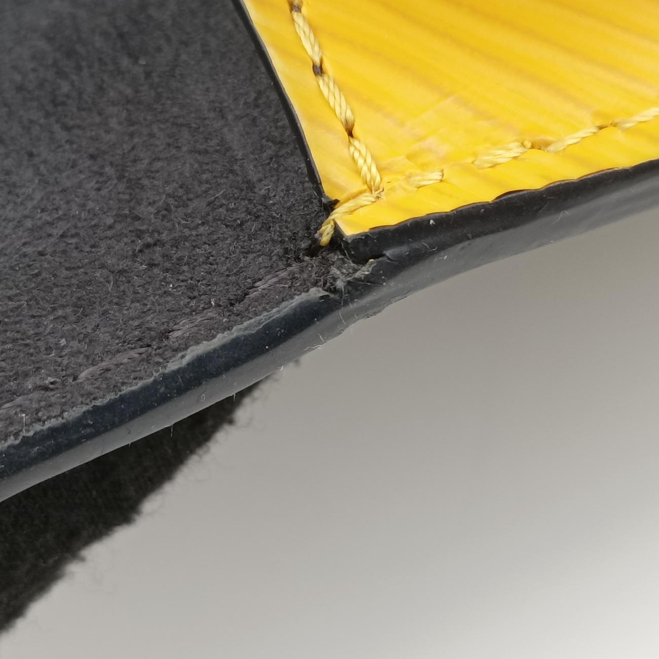 Spring Street PM Silver x Brown x Yellow Vernis x Monogram x Epi M90376 NZ5128スプリングストリートPM シルバー×ブラウン×イエロー ヴェルニ×モノグラム×エピ M90376 NZ5128